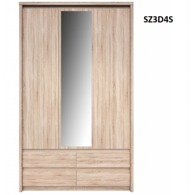 Norton gardrób szekrény (SZ3D4S)<br />163.900,- Ft
